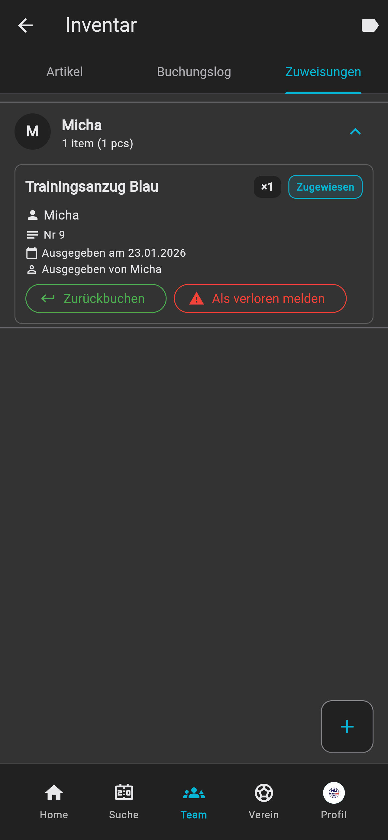Zuweisungen